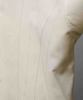 Radial Darts Prime-Over Open Collar Shirt