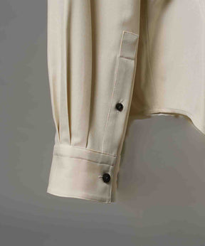 Radial Darts Prime-Over Open Collar Shirt