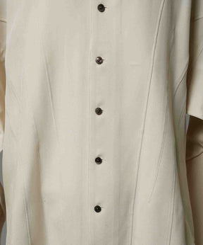 Radial Darts Prime-Over Open Collar Shirt