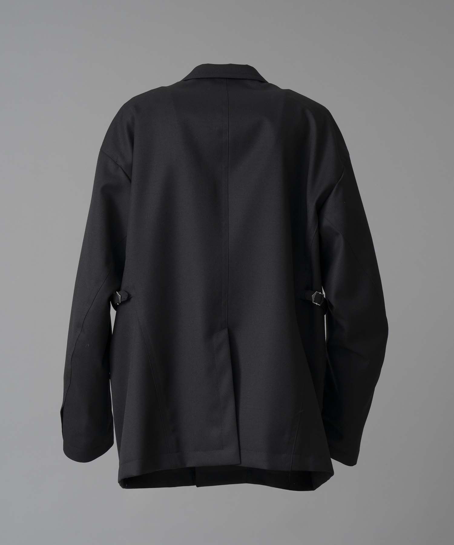 [24AW Pre-Order] Sheep Leather Prime-Over Pea Coat (copy)