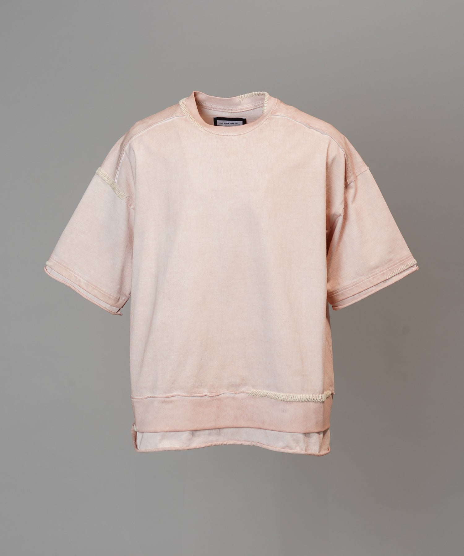 [26SS PRE-ORDER] Over-Dye Embroidery Short-sleeved T-shirt