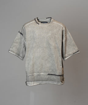 [26SS PRE-ORDER] Over-Dye Embroidery Short-sleeved T-shirt
