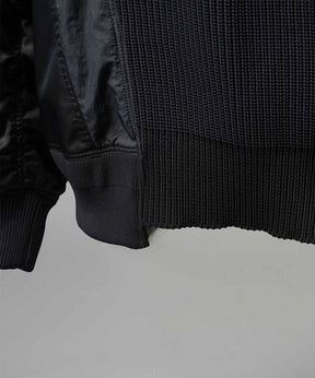 编织组合额叶套头衫