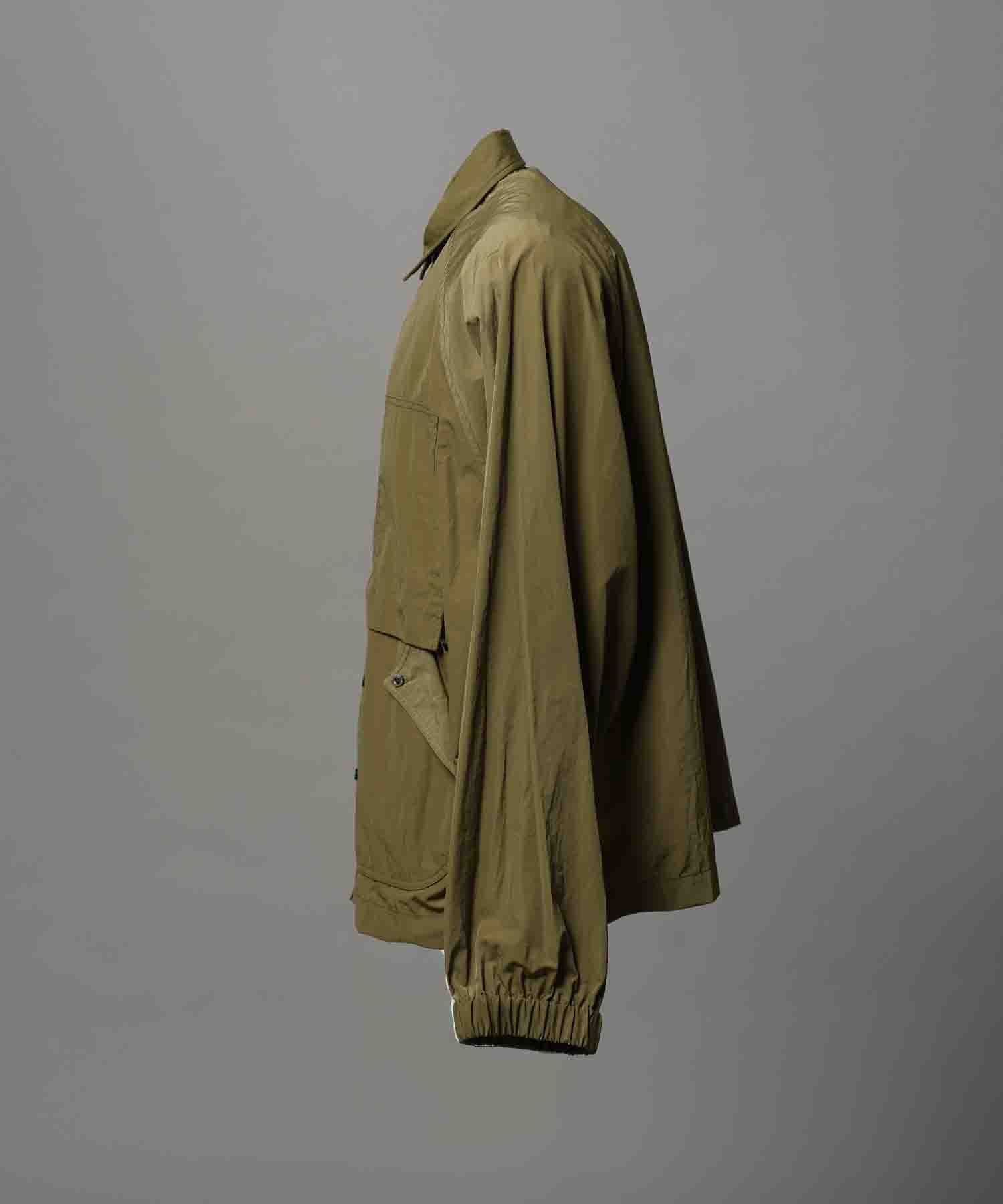 Prime-Over Raglan Sleeve Pocket Shirts Blouson