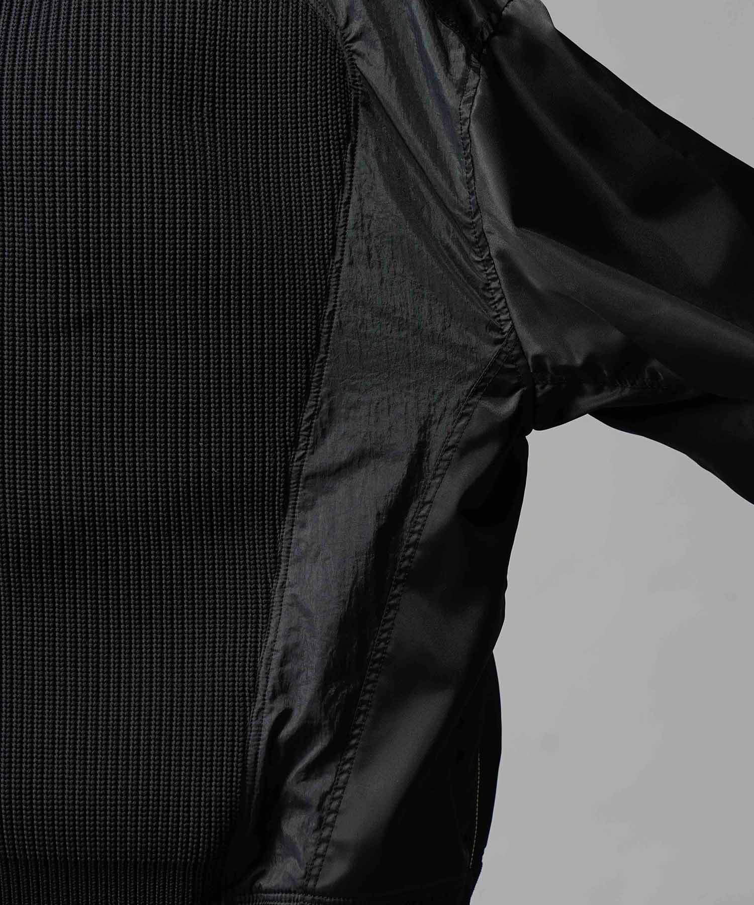 编织组合额叶套头衫