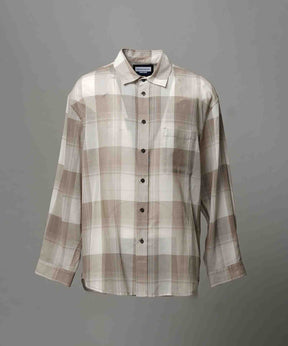 Prime-Over Cotton Organdy 일반 칼라 셔츠를 확인하십시오