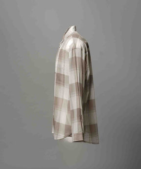 Prime-Over Cotton Organdy 일반 칼라 셔츠를 확인하십시오