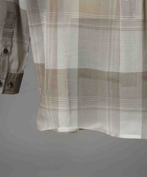 Prime-Over Cotton Organdy 일반 칼라 셔츠를 확인하십시오