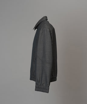 【26AW PRE-ORDER】4 Colors Chambray Washable Wool Prime-Over Blouson