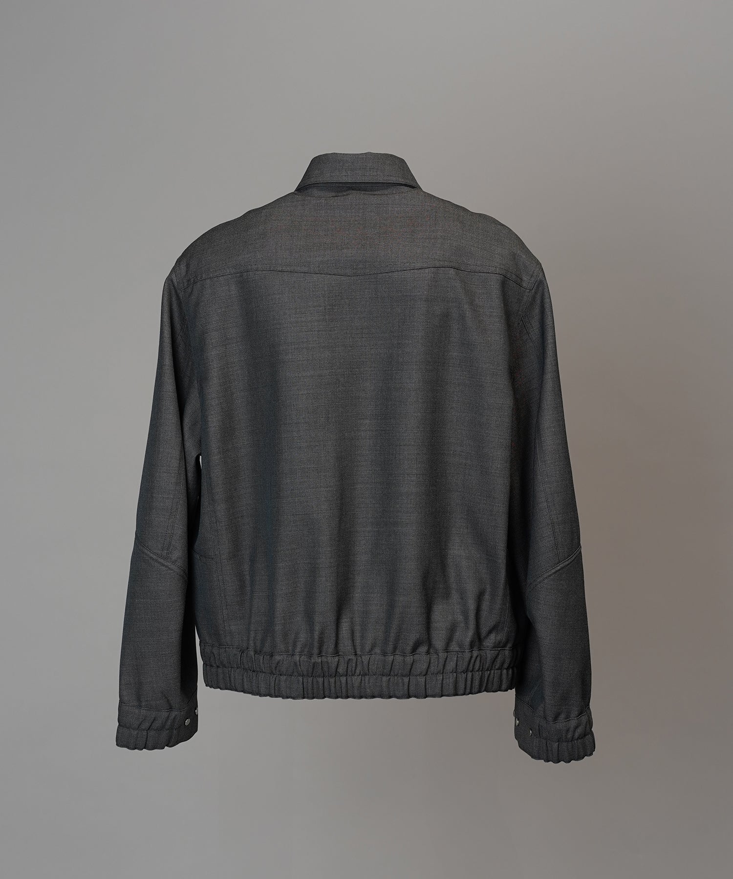 【26AW PRE-ORDER】4 Colors Chambray Washable Wool Prime-Over Blouson