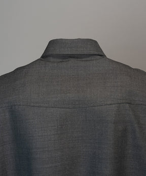 【26AW PRE-ORDER】4 Colors Chambray Washable Wool Prime-Over Blouson