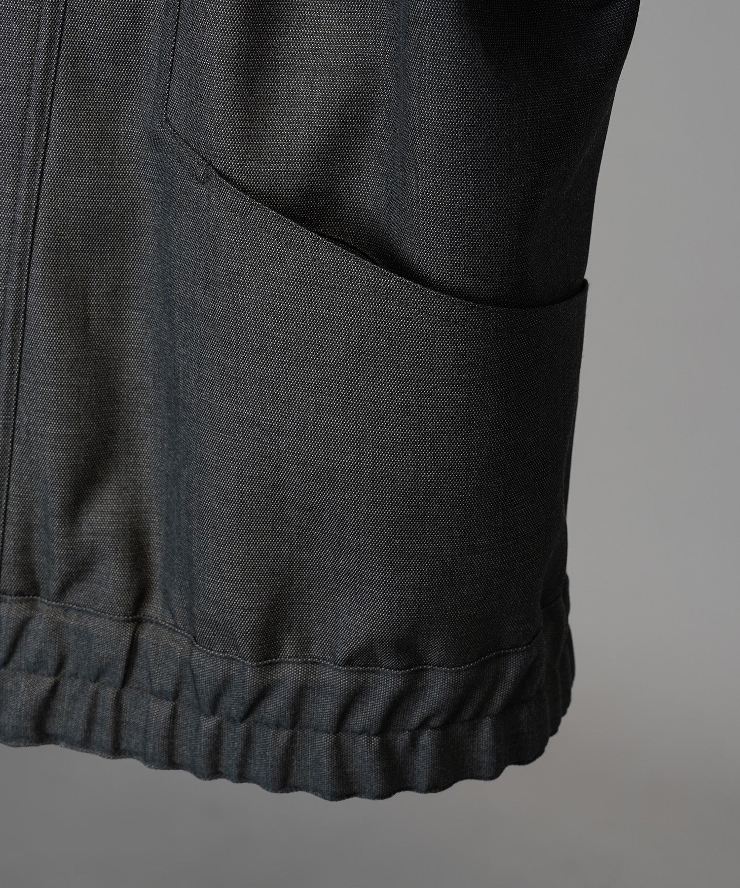 【26AW PRE-ORDER】4 Colors Chambray Washable Wool Prime-Over Blouson