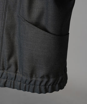 【26AW PRE-ORDER】4 Colors Chambray Washable Wool Prime-Over Blouson