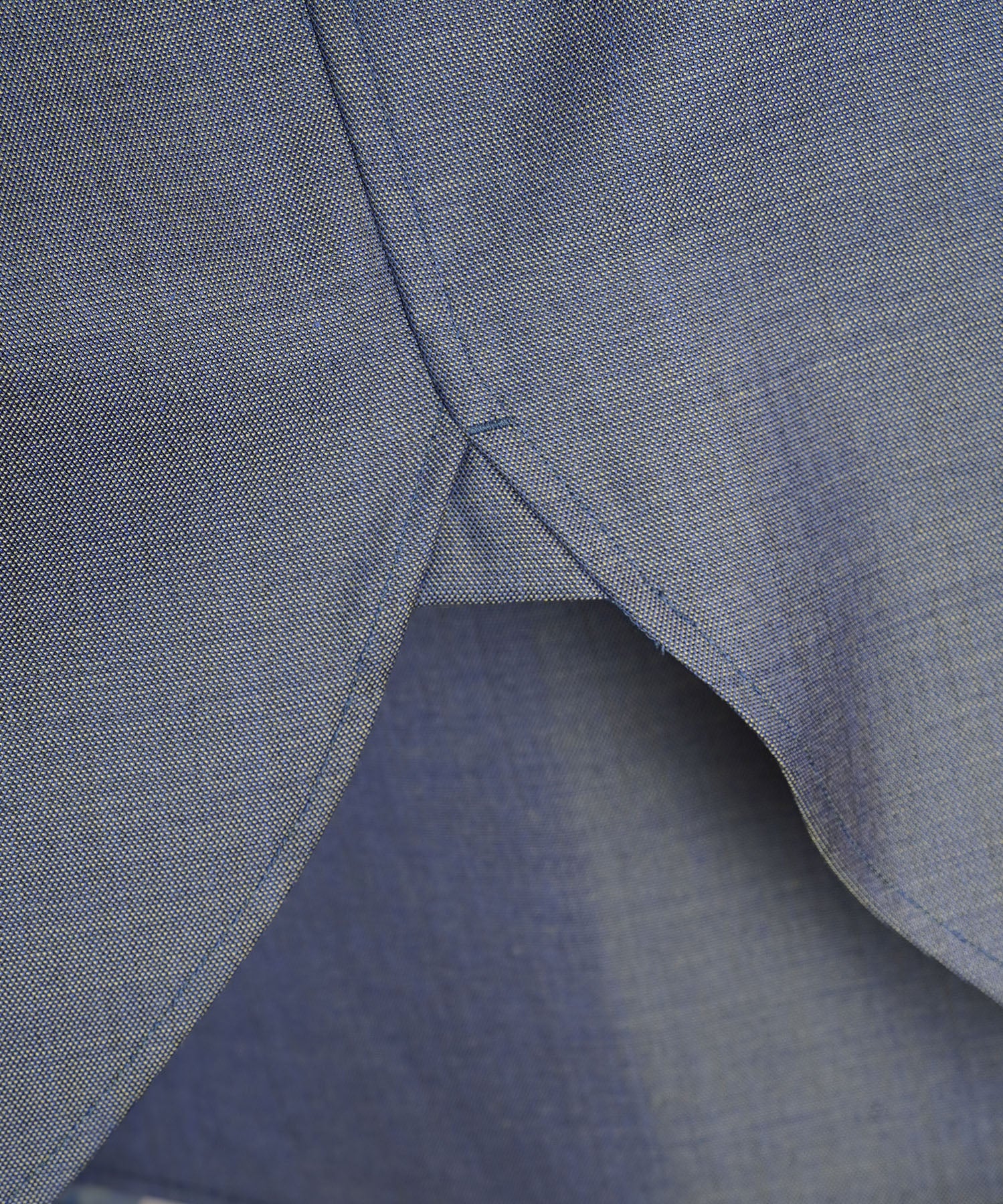 4 Colors Chambray Washable Wool Prime-Over Regular Collar Shirt