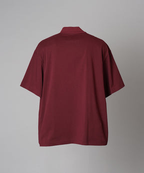 【26SS PRE-ORDER】Asymmetrical Front Zip Prime-Over Short Sleeve Polo Shirt