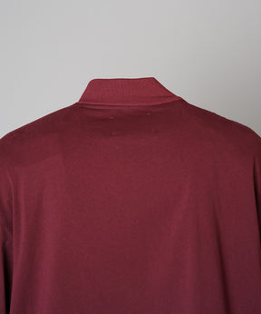 【26SS PRE-ORDER】Asymmetrical Front Zip Prime-Over Short Sleeve Polo Shirt