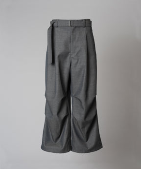4 Colors Chambray Washable Wool Prime-Wide Snow Pants