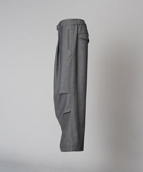4 Colors Chambray Washable Wool Prime-Wide Snow Pants