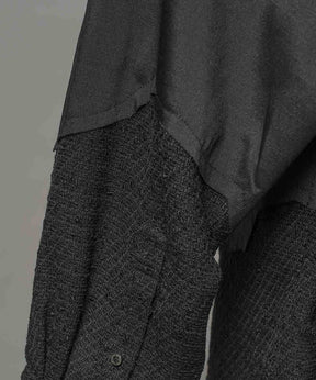 Prime-Over Curved Curve switching Regular Collar Shirt (Copy)