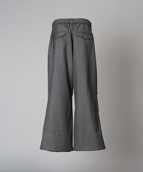 4 Colors Chambray Washable Wool Prime-Wide Snow Pants
