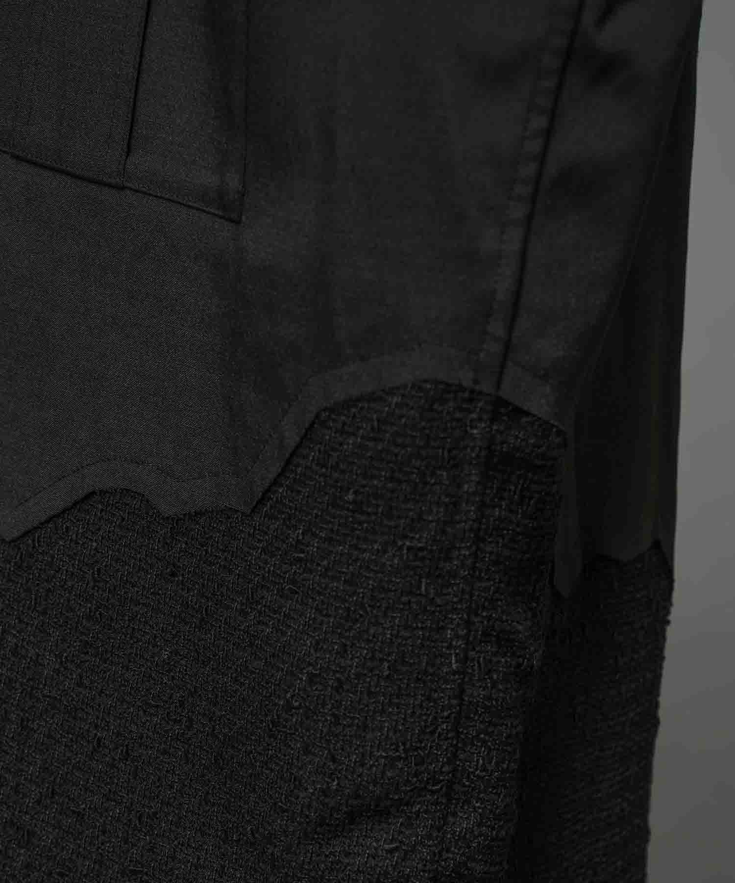 Prime-Over Curved Curve switching Regular Collar Shirt (Copy)