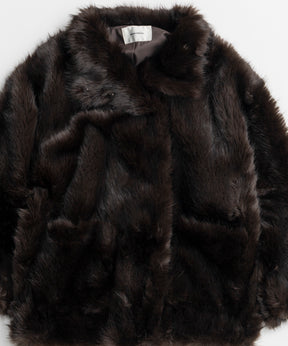 【26WINTER COLLECTION】Mid-Length Volume Fur Coat