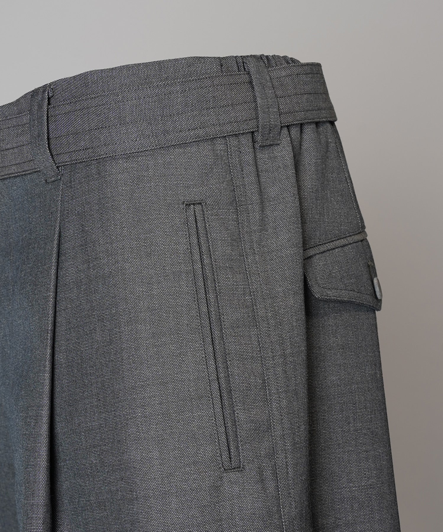 4 Colors Chambray Washable Wool Prime-Wide Snow Pants