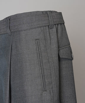 4 Colors Chambray Washable Wool Prime-Wide Snow Pants