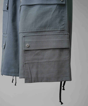 Impregnation Wool Mix Stretch Prime-Wide Cargo Shorts