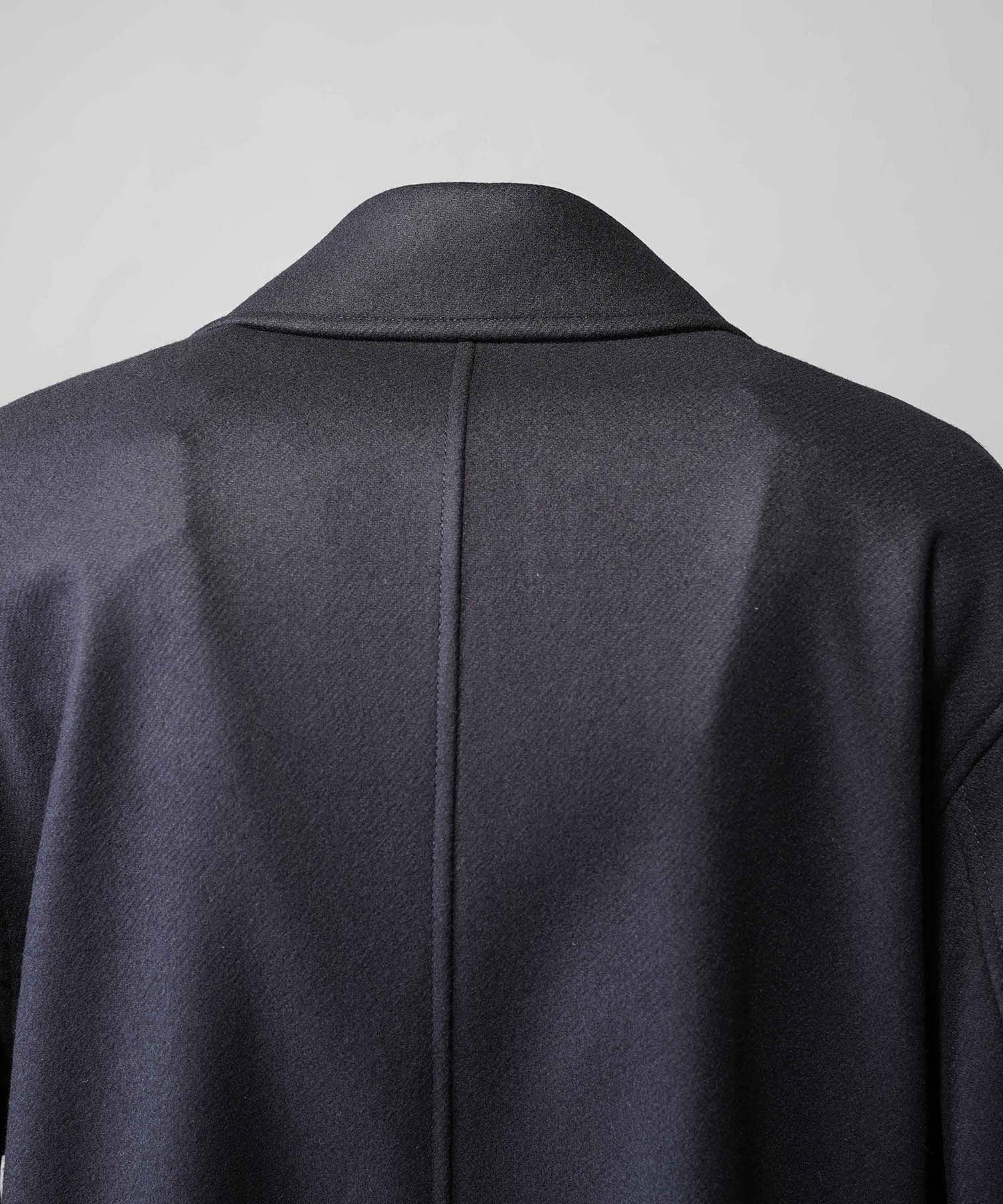 Super140s Prime-Over Melton Double Breasted Coat