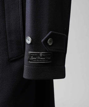 Super140s Prime-Over Melton Double Breasted Coat