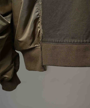 Different Material Docking Prime-Over Military Blouson