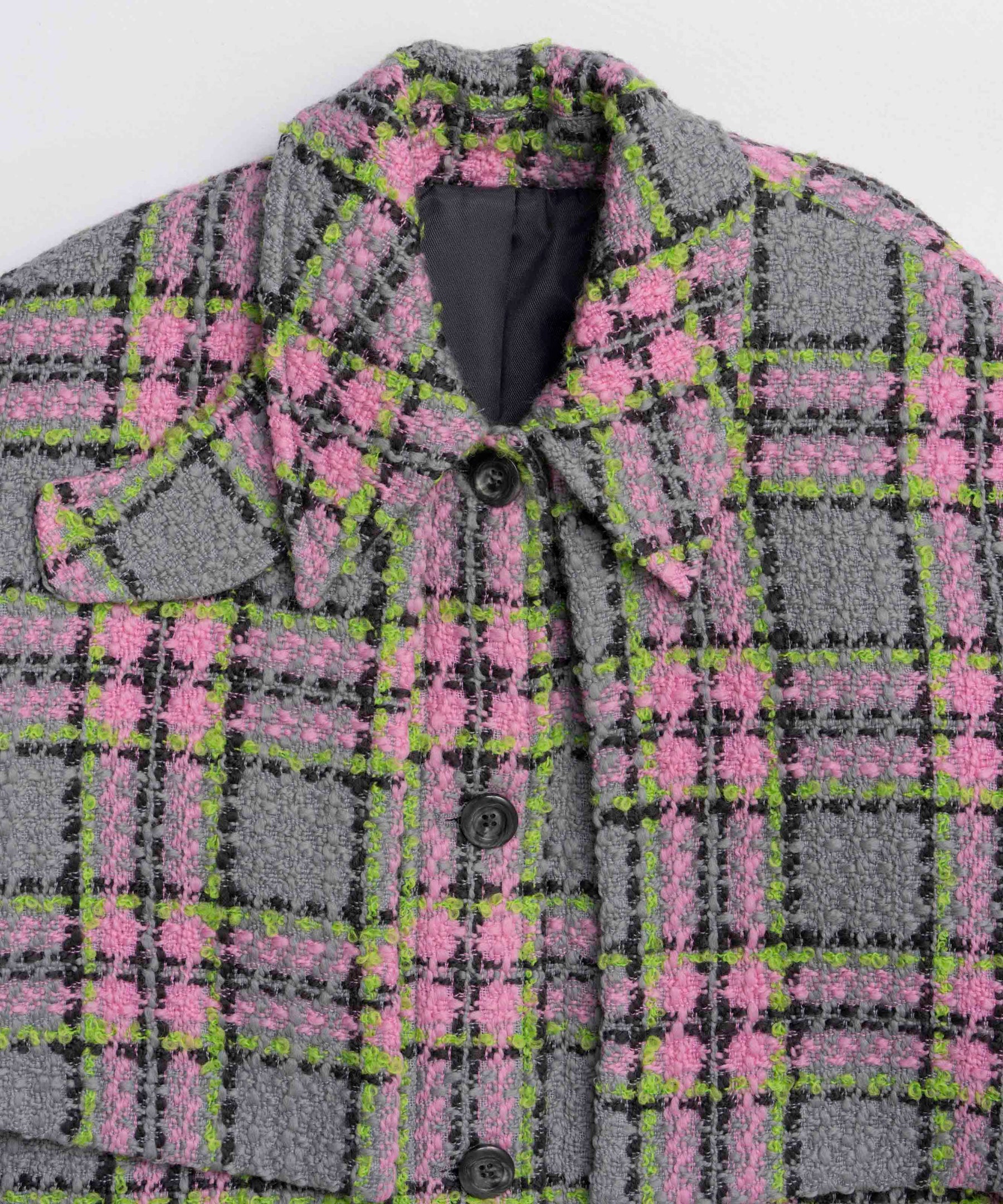 [25WINTER PRE-ORDER] Color Check 2Way Cape Coat