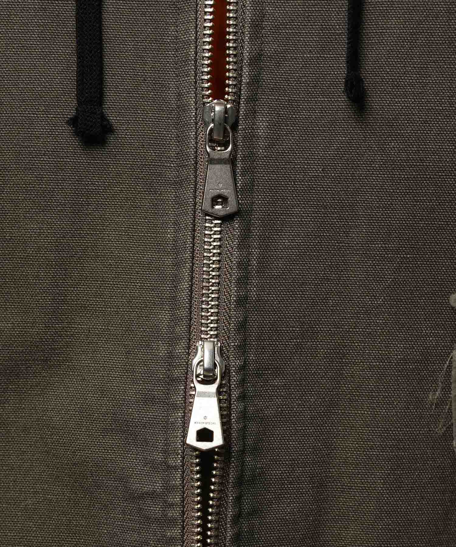 Different Material Docking Prime-Over Military Blouson