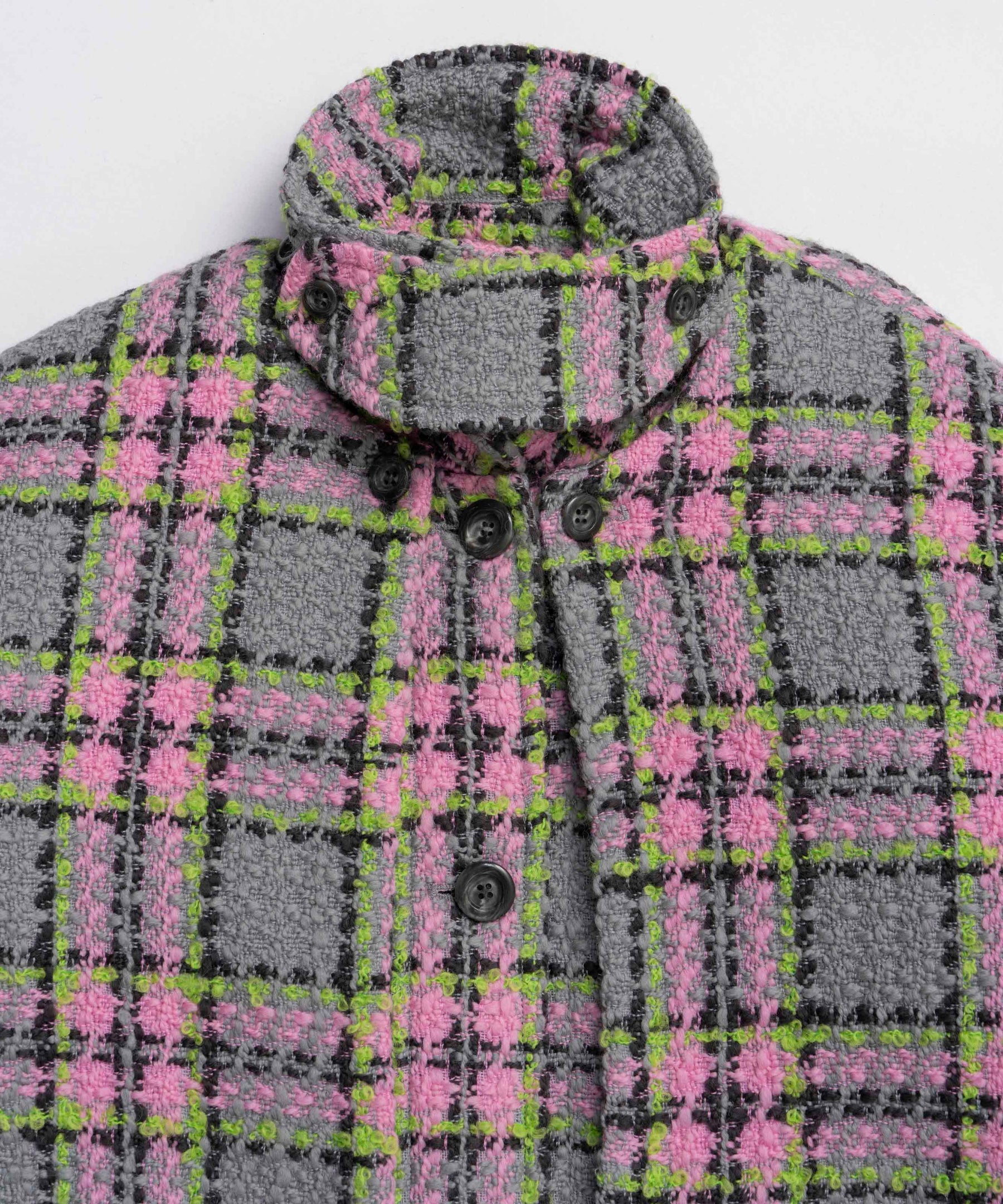[25WINTER PRE-ORDER] Color Check 2Way Cape Coat