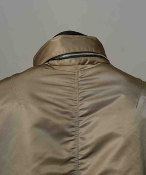 Different Material Docking Prime-Over Military Blouson