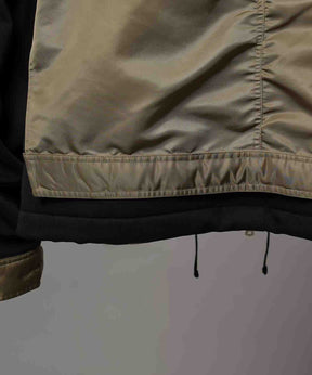 Different Material Docking Prime-Over Military Blouson