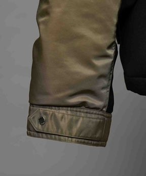 Different Material Docking Prime-Over Military Blouson
