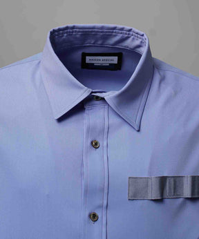 Prime-Over Curved Curve switching Regular Collar Shirt (Copy)