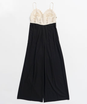 【26SPRING PRE-ORDER】Crochet Bustier Jumpsuit