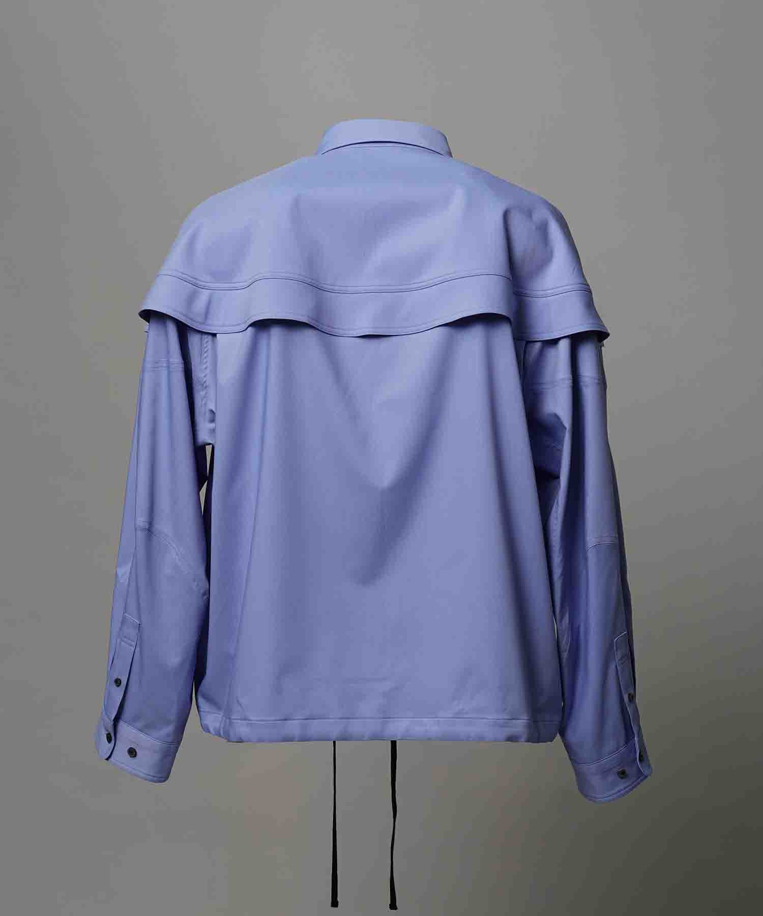 Prime-Over Curved Curve switching Regular Collar Shirt (Copy)