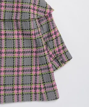 [25WINTER PRE-ORDER] Color Check 2Way Cape Coat