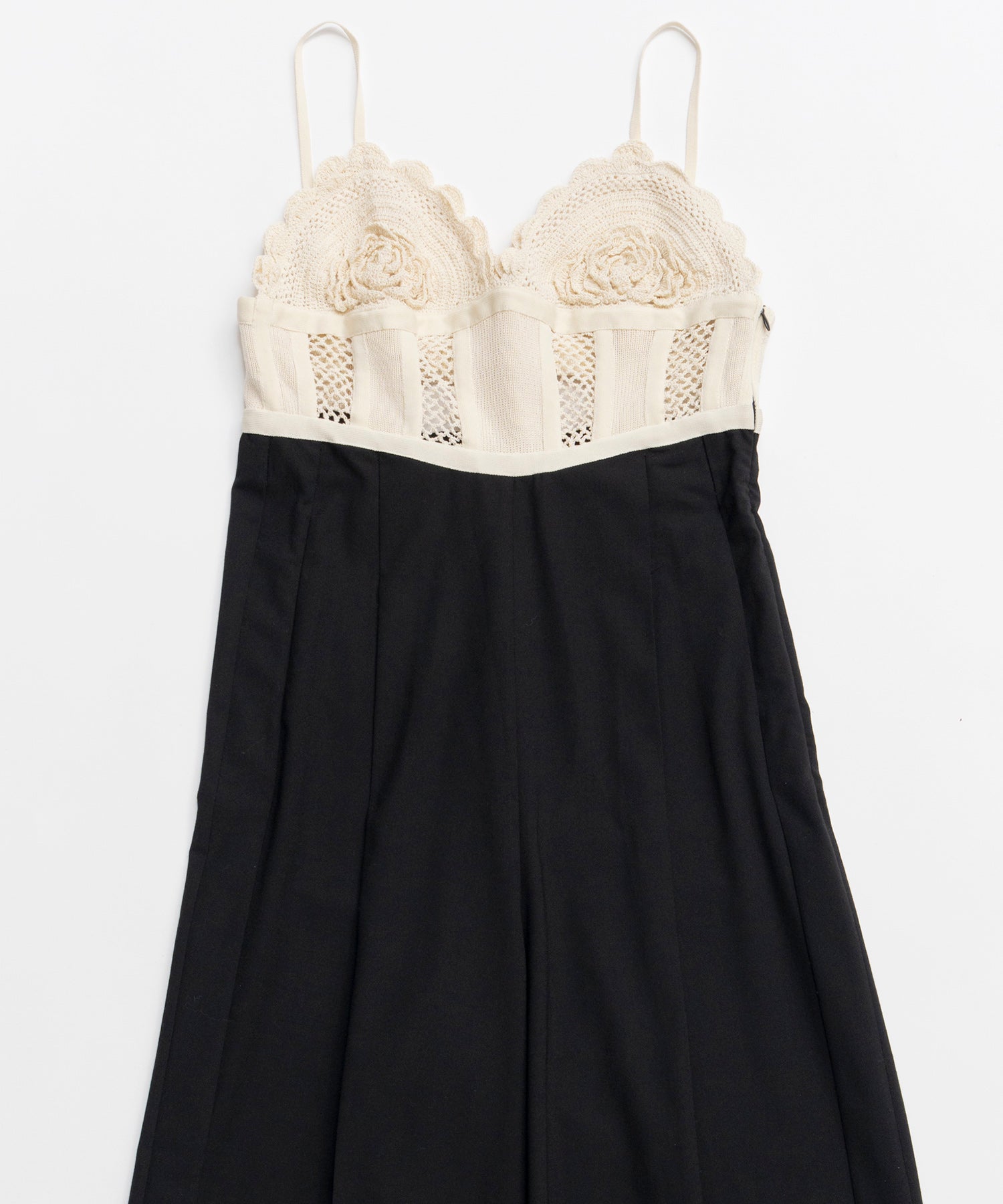 【26SPRING PRE-ORDER】Crochet Bustier Jumpsuit