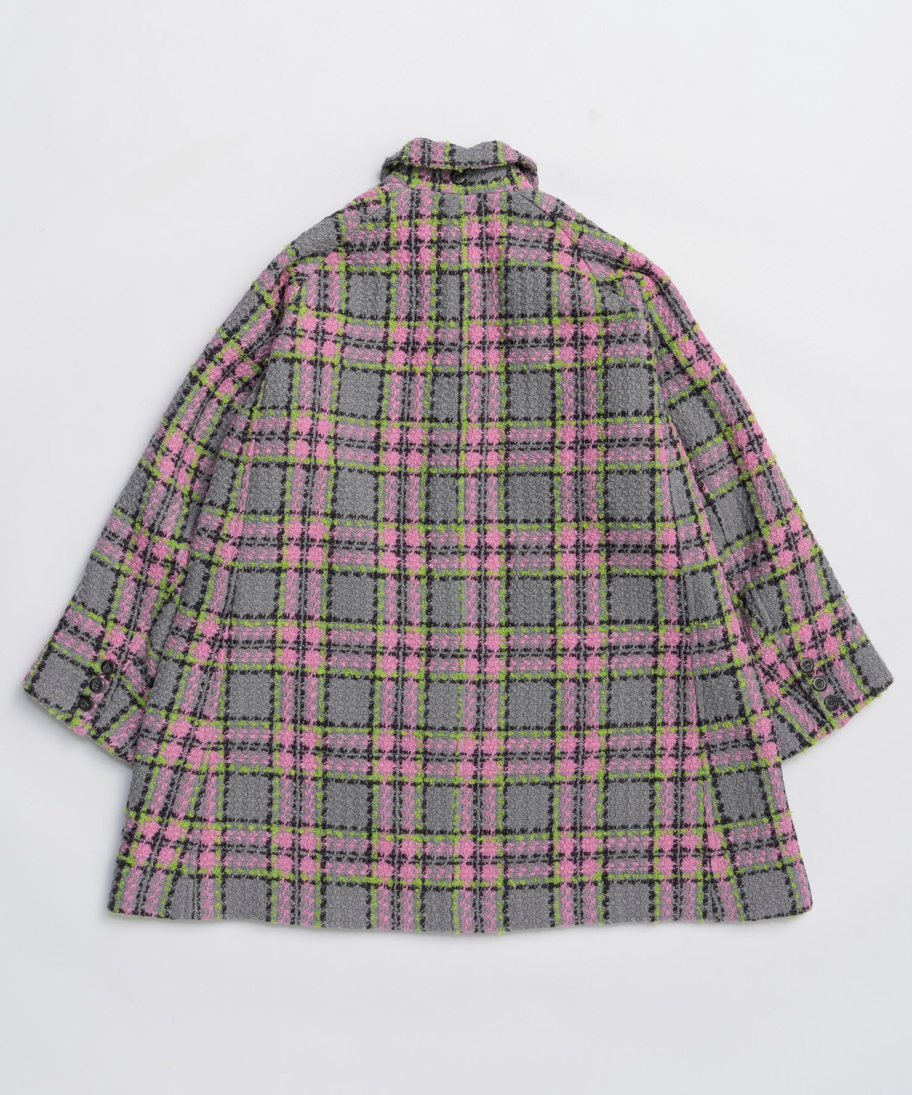 [25WINTER PRE-ORDER] Color Check 2Way Cape Coat