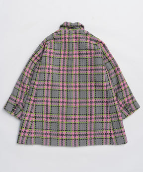 [25WINTER PRE-ORDER] Color Check 2Way Cape Coat