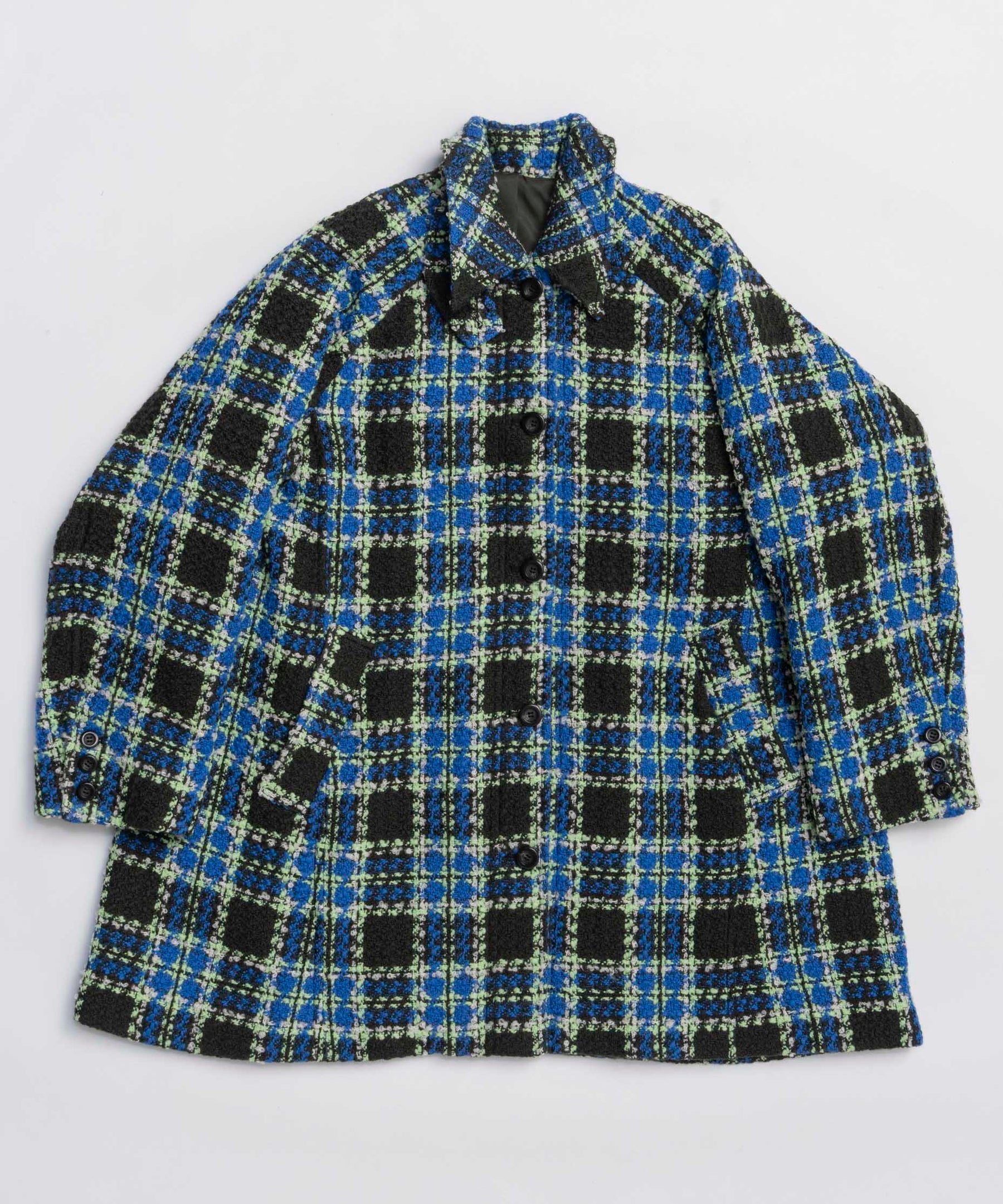 [25WINTER PRE-ORDER] Color Check 2Way Cape Coat