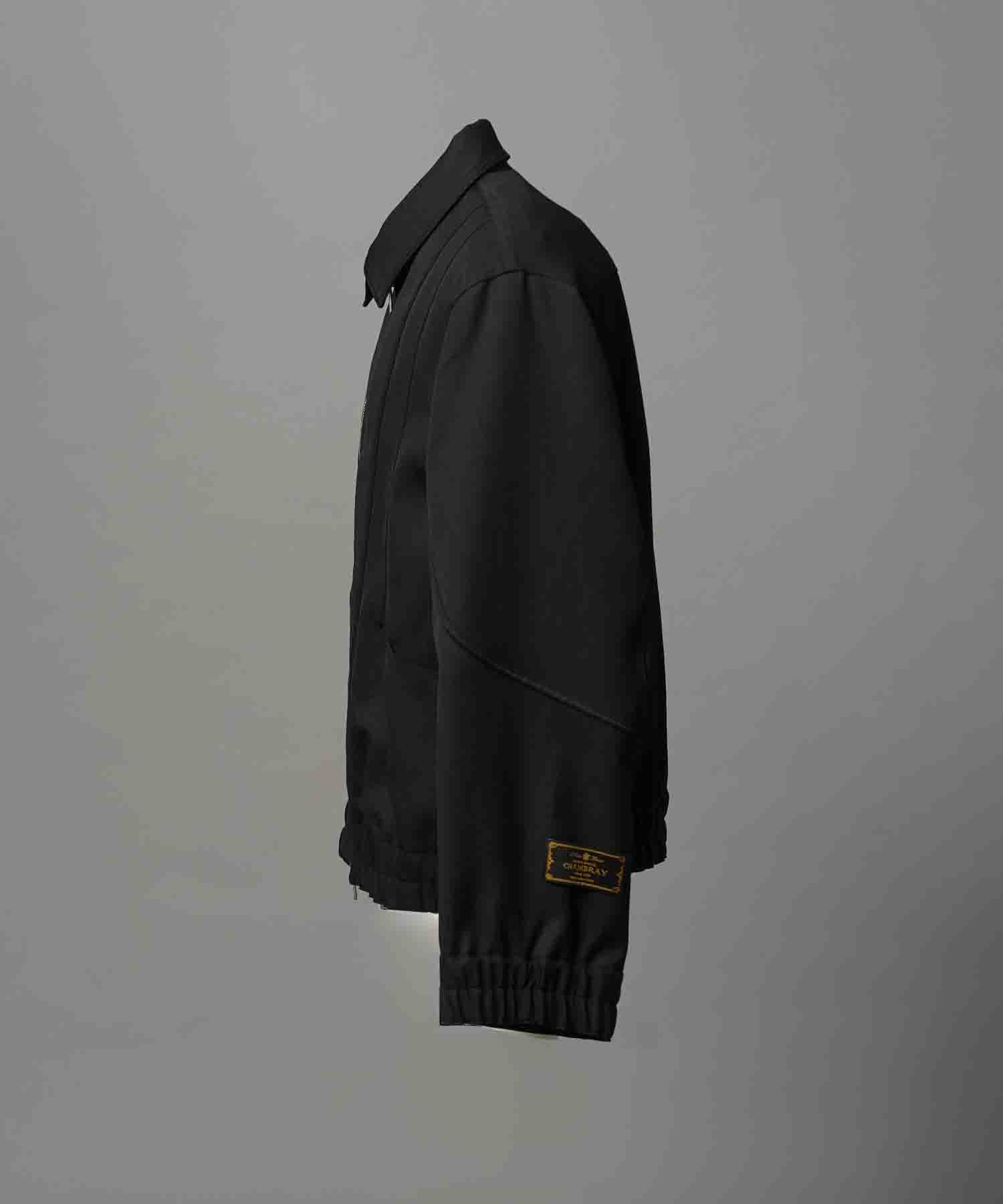 4 Colors Chambray Washable Wool Prime-Over Blouson