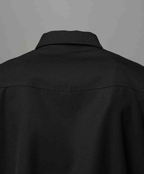 4 Colors Chambray Washable Wool Prime-Over Blouson