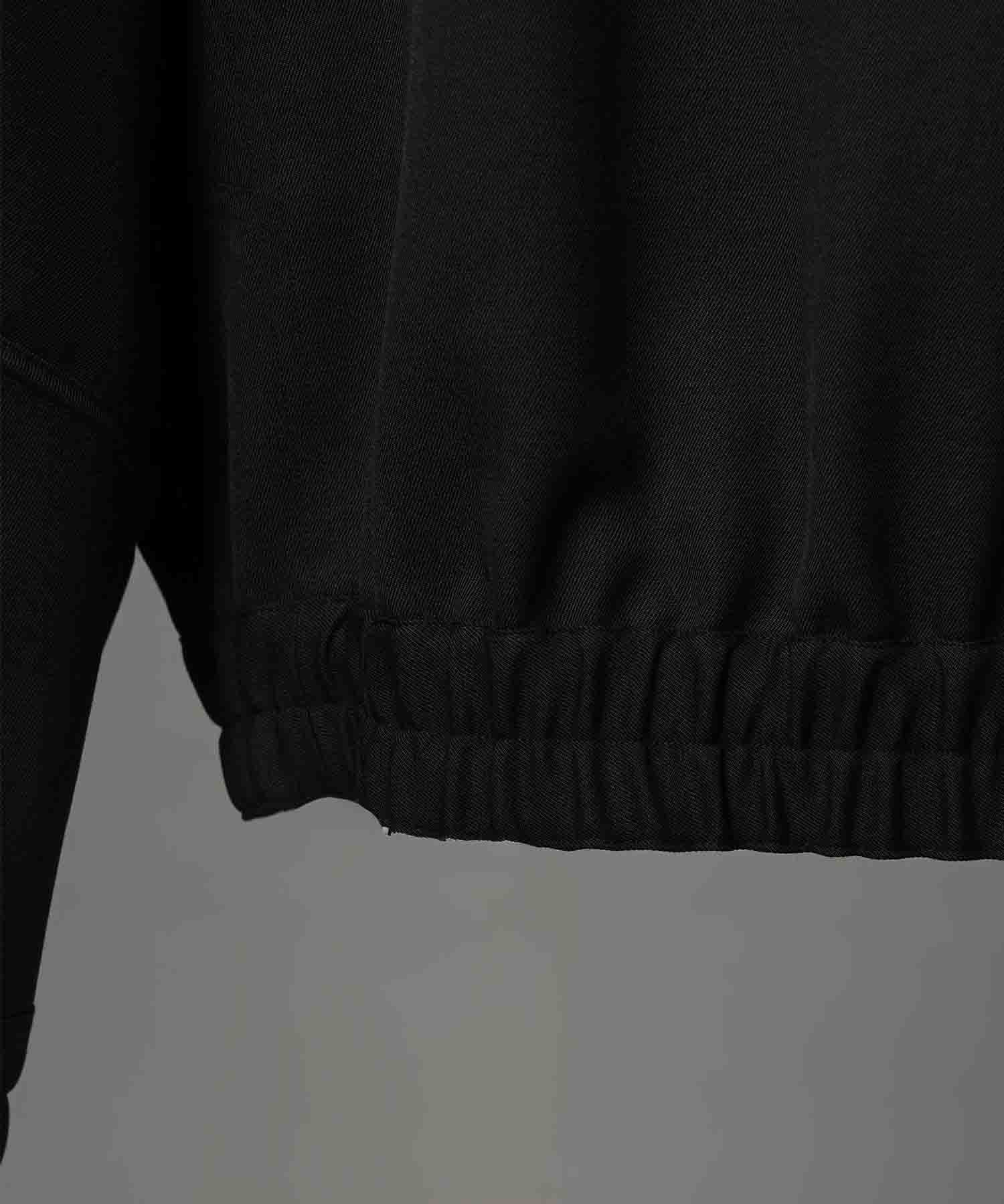 4 Colors Chambray Washable Wool Prime-Over Blouson