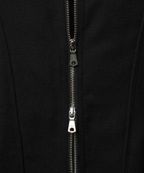 4 Colors Chambray Washable Wool Prime-Over Blouson